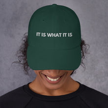 Load image into Gallery viewer, It is What it Is Obama Hat - It is what it is Quote Obama Trump hat - Wear a mask Please
