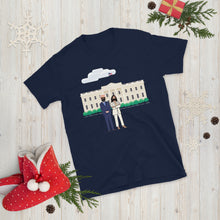 Load image into Gallery viewer, President Elect Joe Biden VP Kamala Harris White House Tshirt - President Elect Biden Mask USA Madam VP Kamala White Suit - Unisex Shirt
