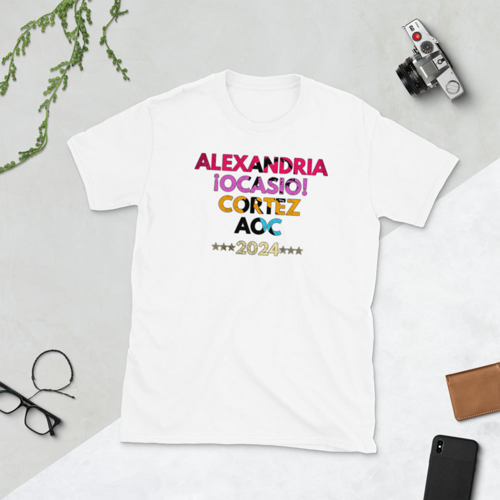 AOC 2024 - Alexandria Ocasio-Cortez 2024 - AOC Tshirt - Women Get Stuff Done - Change Hope Courage AOC - The Squad Unisex T-Shirt
