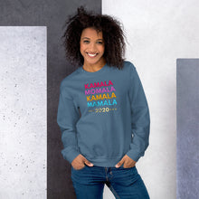 Load image into Gallery viewer, Kamala Momala Kamala Mamala - Kamala Harris Sweater - Election Vote 2020 Biden Harris Anti Trump Unisex Sweatshirt
