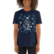 Load image into Gallery viewer, Dr. Anthony Fauci Christmas Shirt - Baby It&#39;s Covid Cold Outside (Fauci Theme) Shirt - Snowflakes Fauci Mask Shirt - Trust Fauci and Science
