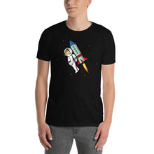 Load image into Gallery viewer, DOGE to the Moon Shirt - Doge Coin Rocket Shirt - Wallstreetbets WSB Shirt To the Moon - Let&#39;s go! - Buy and HODL Unisex Doge T-Shirt
