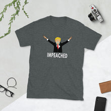 Load image into Gallery viewer, Donald Trump Impeached Twice - Trump Nixon Impeached - Trump loves Nixon - Trump Resign Trump Remove Trump Lost - Unisex T-Shirt
