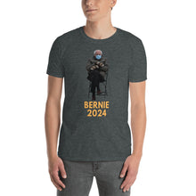 Load image into Gallery viewer, Bernie 2024 Bernie Sitting Chair Meme Shirt - Bernie Sanders Mood Biden Inauguration Bernie Mask Cold Funny Meme 2021 Unisex T-Shirt

