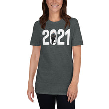 Load image into Gallery viewer, 2021 Bernie Sanders Meme Sitting Bernie Sitting Chair Mood - 2021 Meme of the Year - Bernie Inauguration Sitting Shirt Unisex T-Shirt

