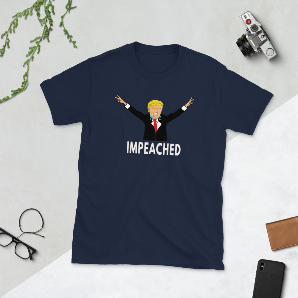 Donald Trump Impeached Twice - Trump Nixon Impeached - Trump loves Nixon - Trump Resign Trump Remove Trump Lost - Unisex T-Shirt