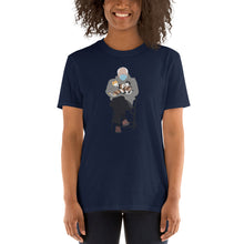 Load image into Gallery viewer, Bernie Sanders Wearing Mittens Holding Kittens Sitting Inauguration Biden Chair Shirt - Bernie Shirt - Bernie Mittens Cat Unisex T-Shirt
