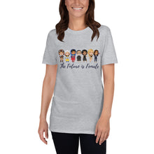 Load image into Gallery viewer, Female Empowerment - The Future is Female Tshirt - Greta, RBG, Michelle Obama, Kamala Harris, Goodall, Amelia - Inaugurated Unisex T-Shirt
