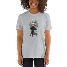 Load image into Gallery viewer, Bernie Sanders Wearing Mittens Holding Kittens Sitting Inauguration Biden Chair Shirt - Bernie Shirt - Bernie Mittens Cat Unisex T-Shirt
