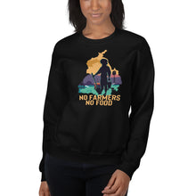 Load image into Gallery viewer, No Farmers No Food Sweatshirt - I Stand With Farmers - Punjab India Farmers - Support Farmers - Punjab Sweatshirt - Unisex Sweatshirt
