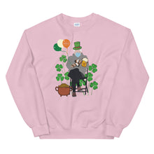 Load image into Gallery viewer, Funny St. Patrick&#39;s Day Shirt featuring Bernie Sanders Mittens Meme Shirt - Bernie Shirt - Bernie St Patrick&#39;s Day Irish Unisex Sweatshirt
