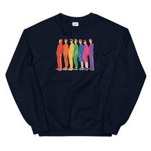 Load image into Gallery viewer, BTS Sweatshirt - BTS Minimal Art Sweatshirt - Boys Rainbow BTS - Army Namjoon Jin Yoongi Hobi Jimin Taehyung Jungkook Unisex Sweatshirt
