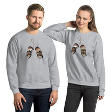 Load image into Gallery viewer, Bernie Sanders Mittens Sweatshirt - Bernie Sweatshirt MIttens - Funny Bernie Meme - Bernie Mittens Pattern Bernie Vermont Unisex Sweatshirt

