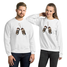 Load image into Gallery viewer, Bernie Sanders Mittens Sweatshirt - Bernie Sweatshirt MIttens - Funny Bernie Meme - Bernie Mittens Pattern Bernie Vermont Unisex Sweatshirt
